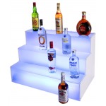 Frost Lit Step Bottle Display